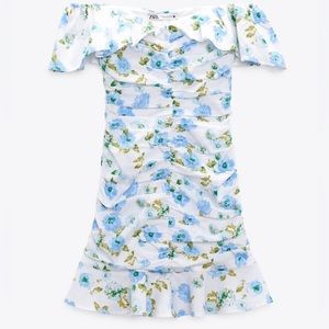 Floral Print Mini Zara Dress